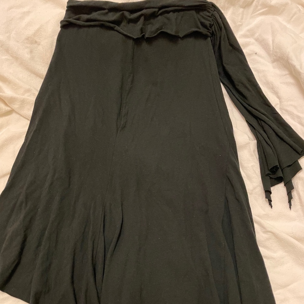 Ella Moss Asymmetrical Pima Cotton Tie Skirt